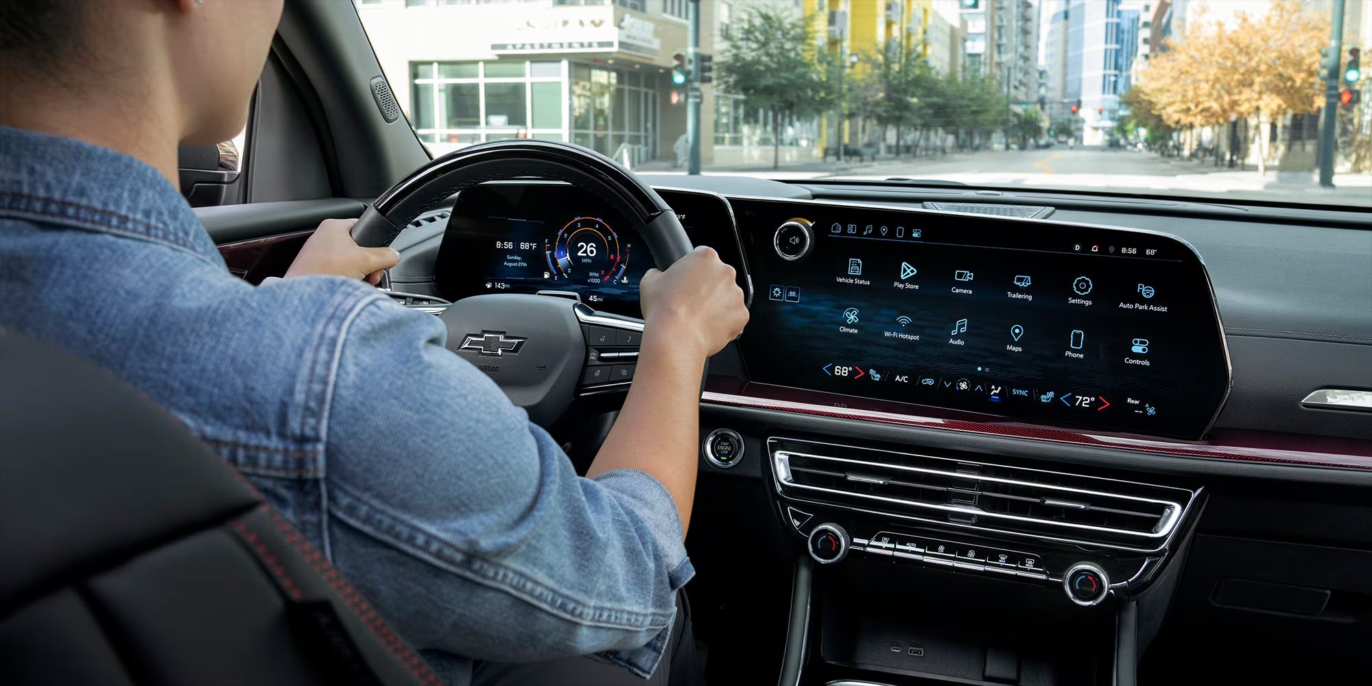 Interior of the 2026 Chevrolet Traverse Near Parkersburg