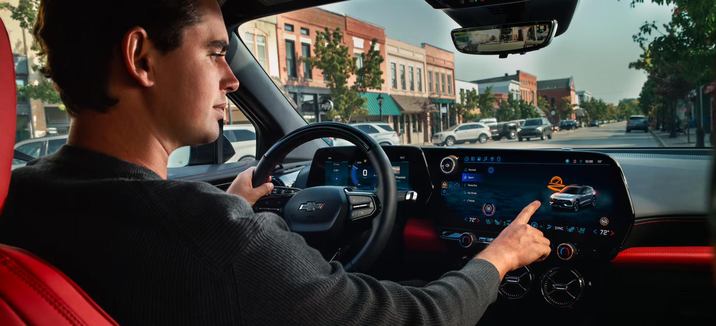 Interior of new 2026 Chevy Blazer EV for sale near Parkersburg
